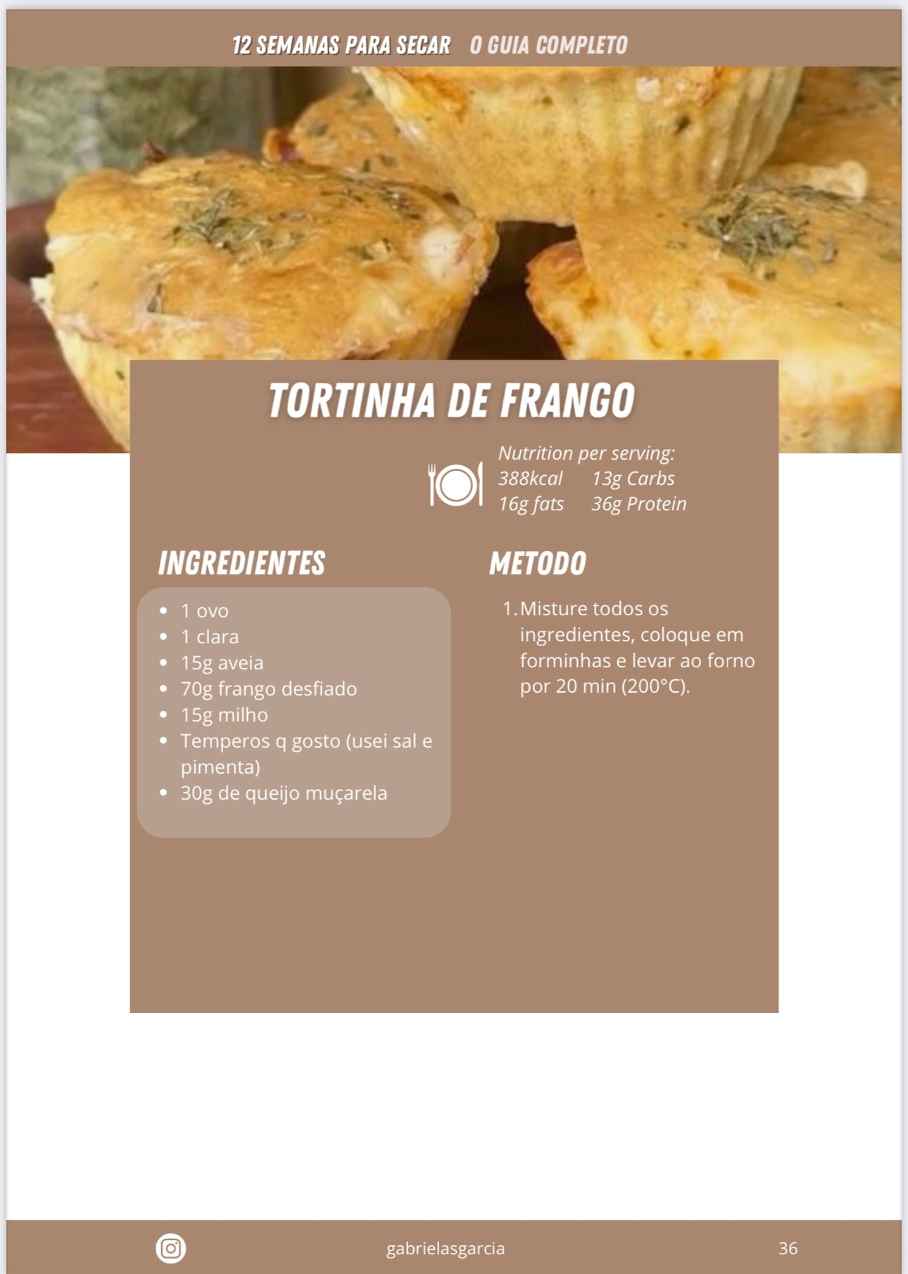 12 Semanas para Secar- Planilha de treinos & Nutrição
